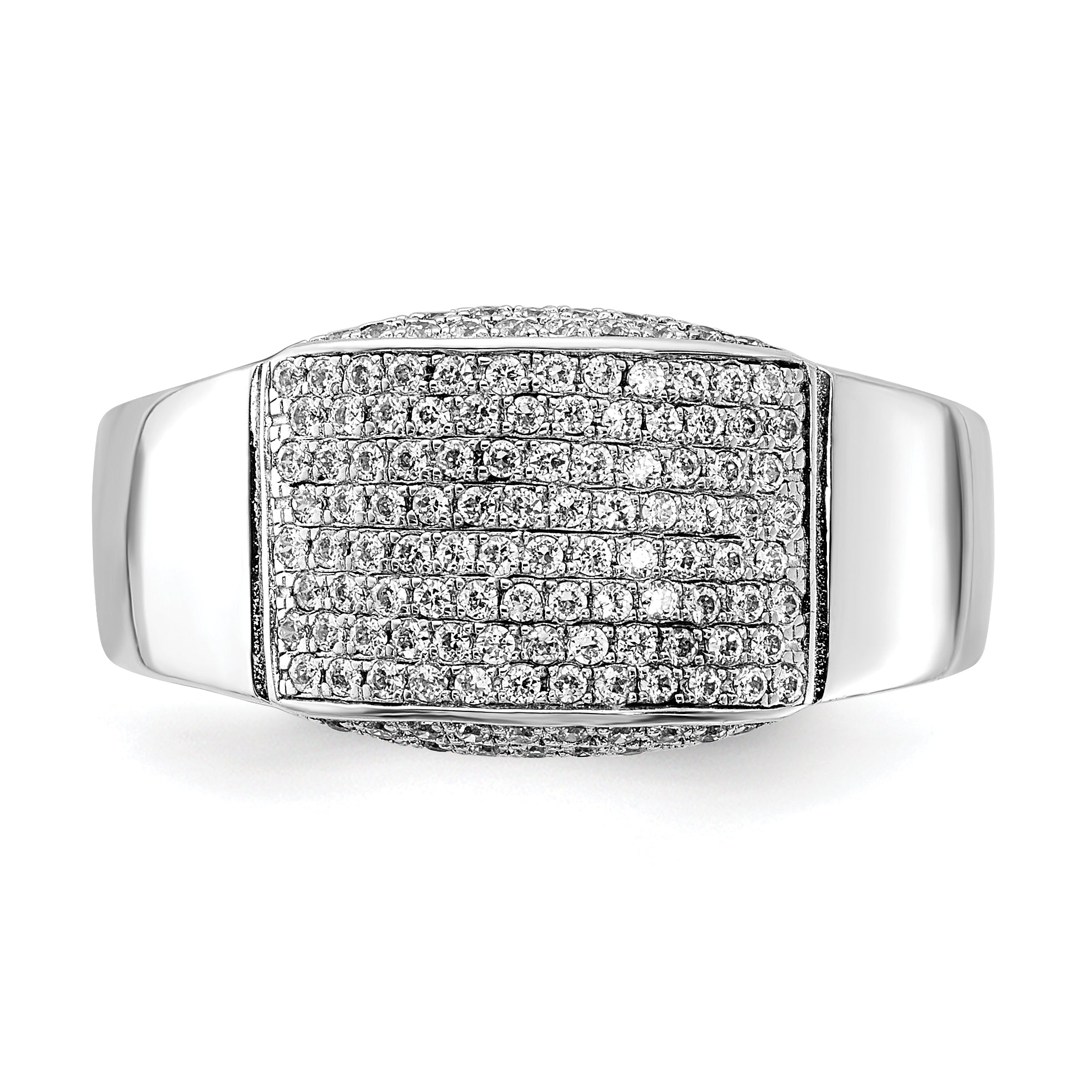 Sterling Silver & CZ Brilliant Embers Ring