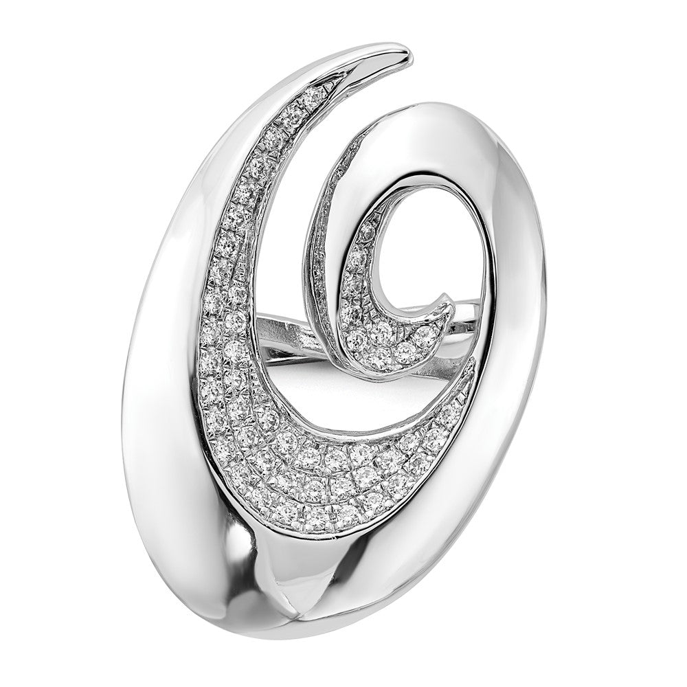 Sterling Silver & CZ Brilliant Embers Ring