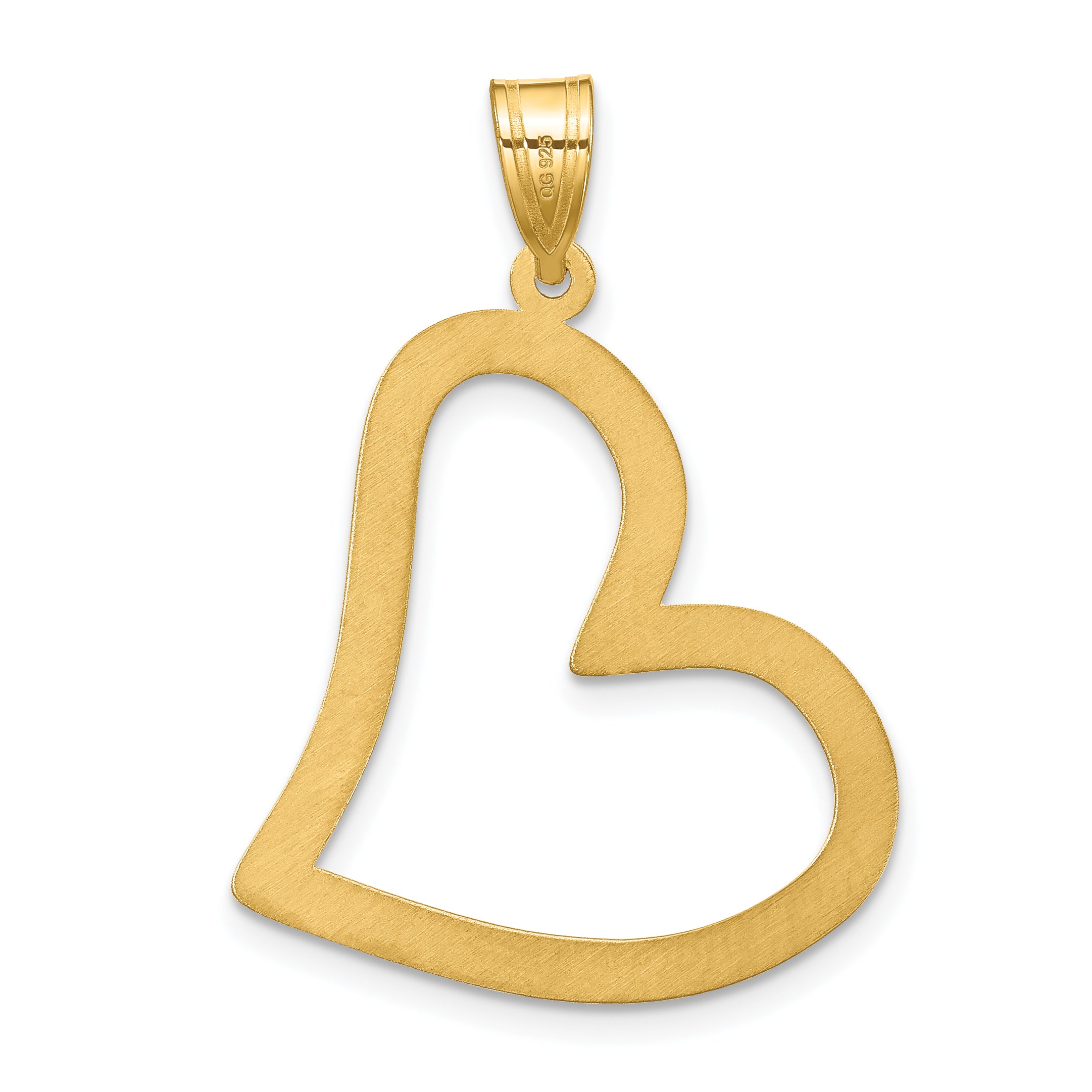 SS/Rhod-plated 1 Birthstone Heart with 14k Bezel Family Pendant