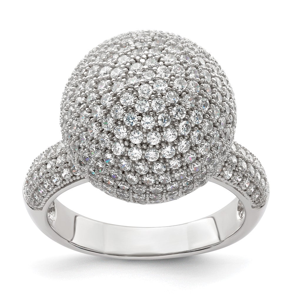 Sterling Silver & CZ Brilliant Embers Ring