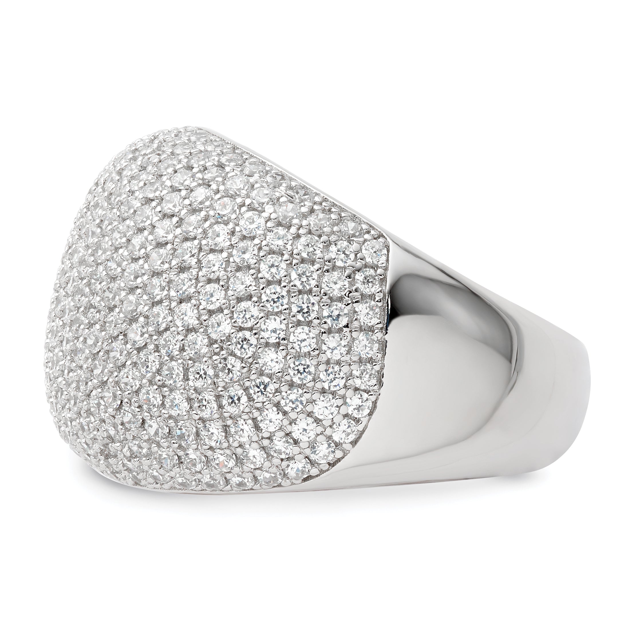 Sterling Silver & CZ Brilliant Embers Ring