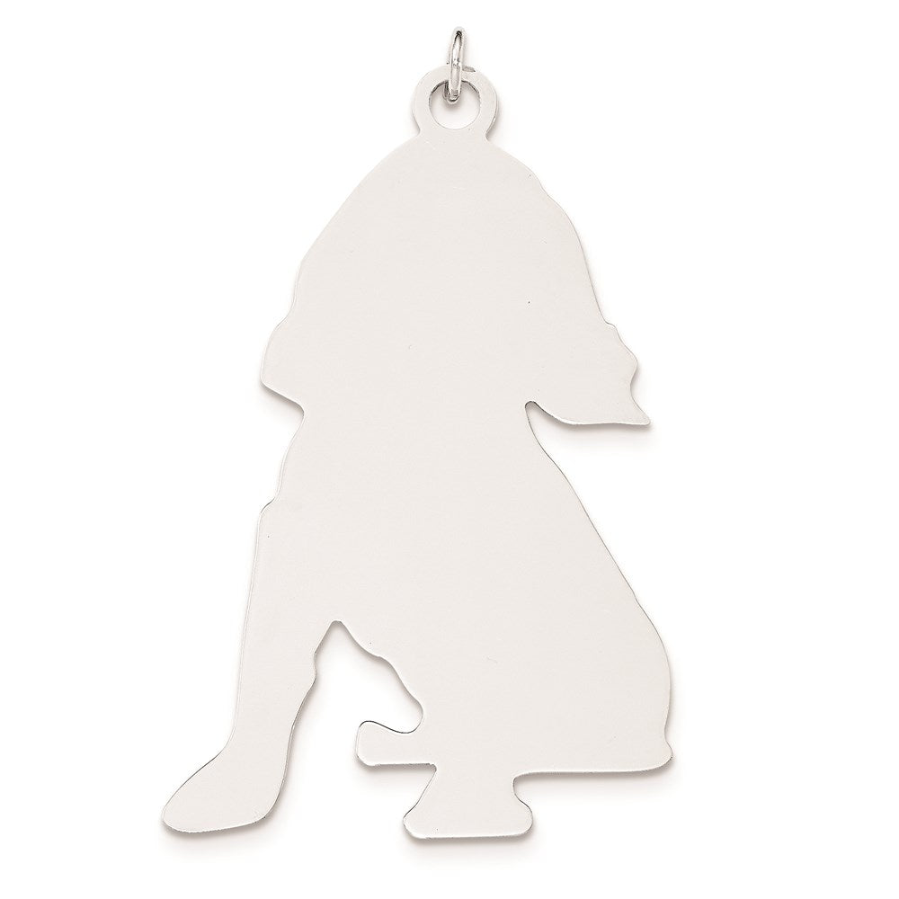 SS Toni Tails Engraveable Large Cocker Spaniel Disc Charm