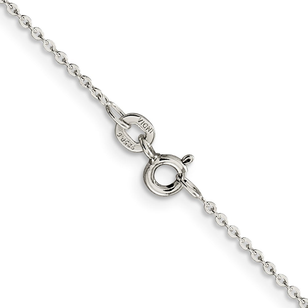 Sterling Silver .9mm Flat Link Cable Chain