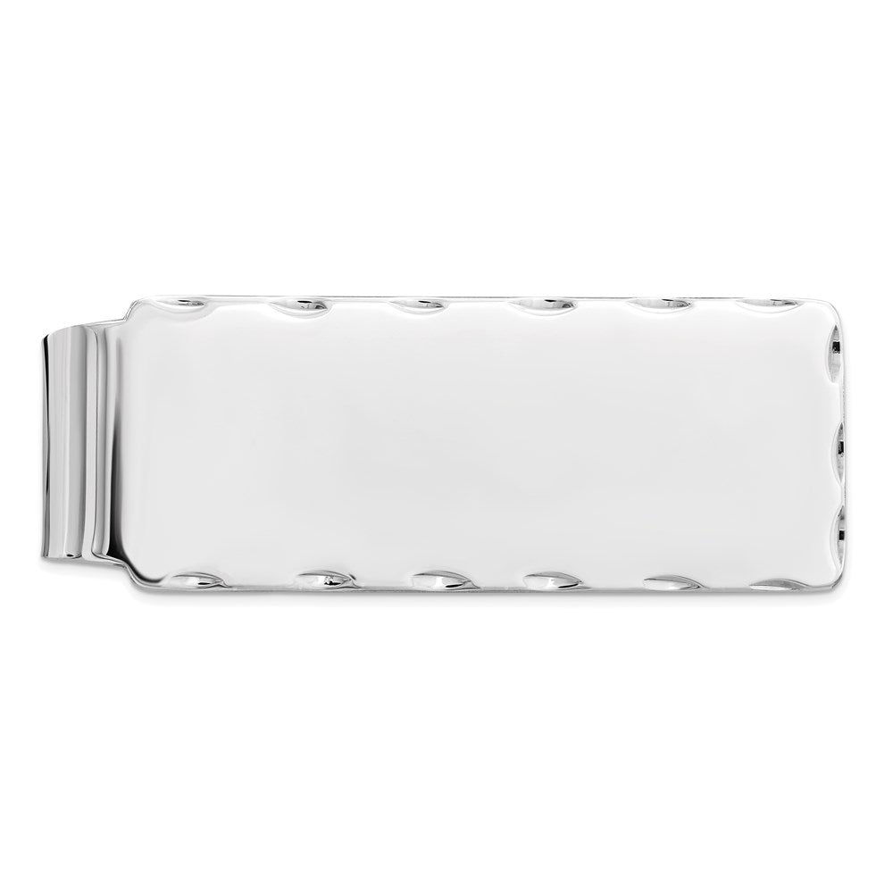 Sterling Silver Rhodium-plated Money Clip