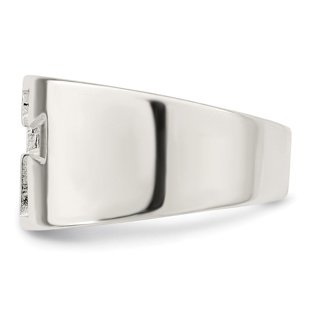 Sterling Silver Cross Cutout Ring