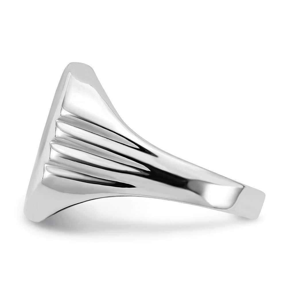 Sterling Silver Polished Signet Ring