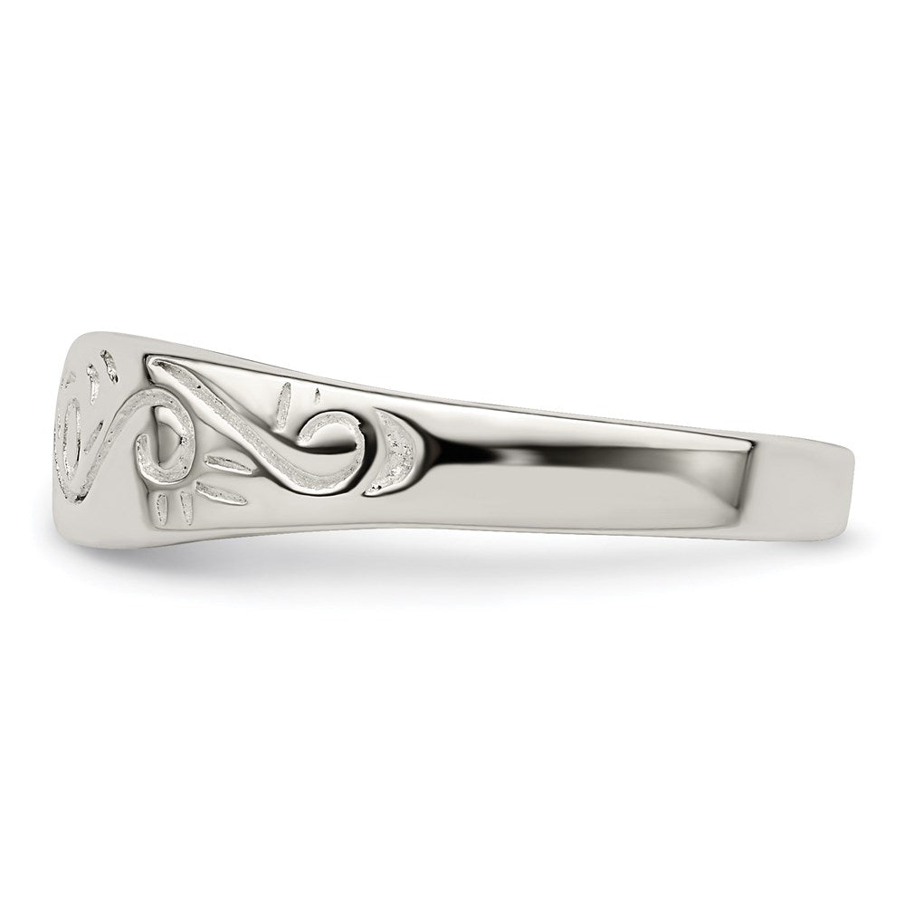 Sterling Silver Swirl Ring
