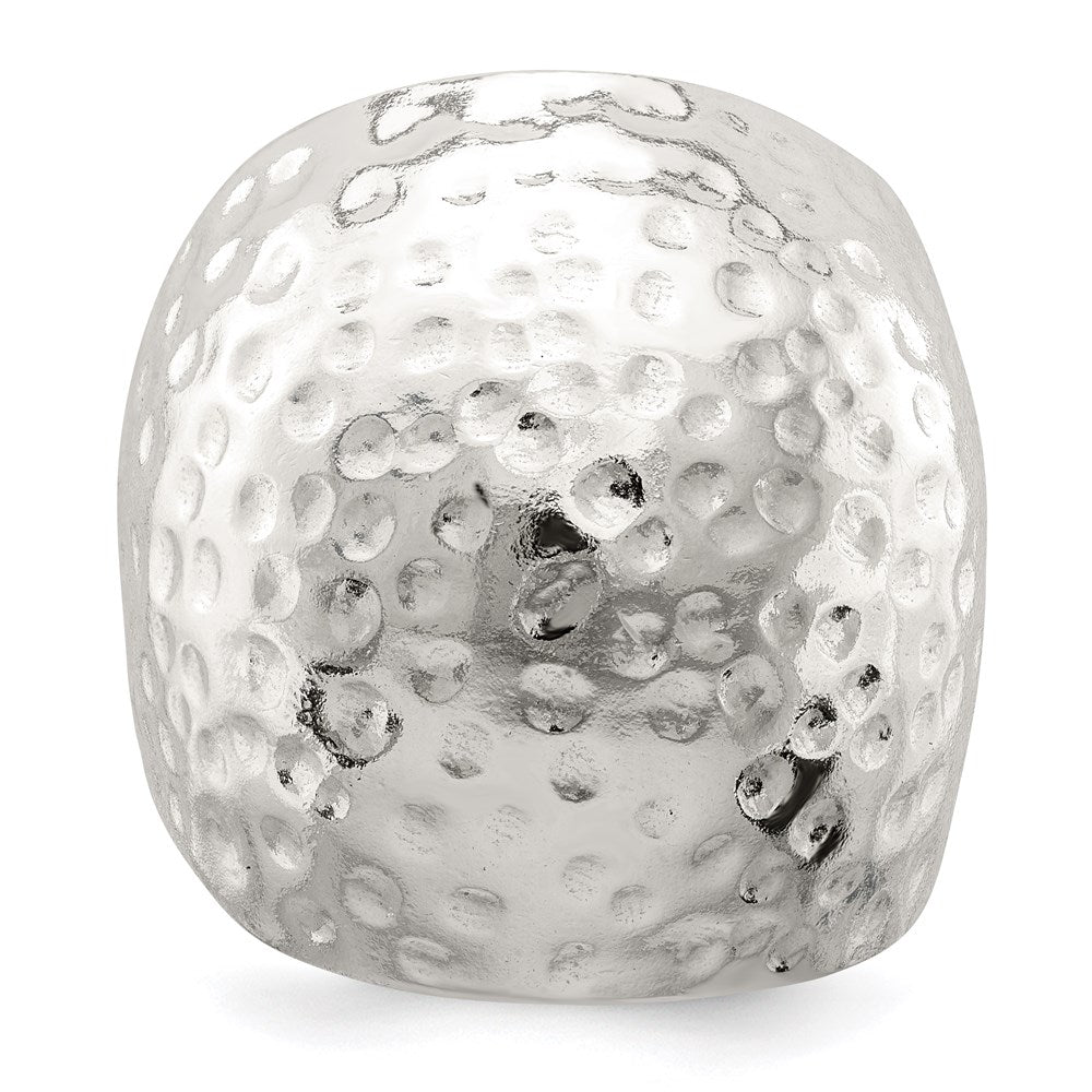 Sterling Silver Textured Dome Ring