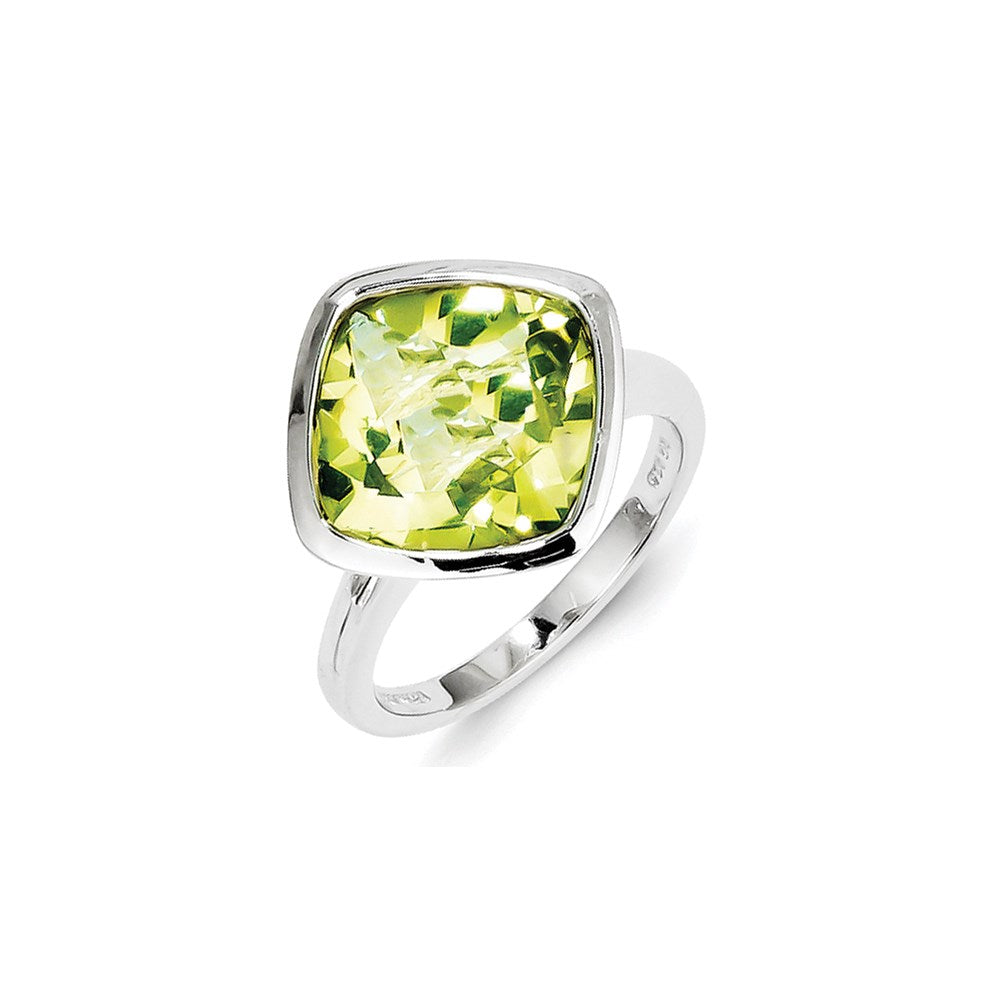 Sterling Silver Lemon Quartz Ring