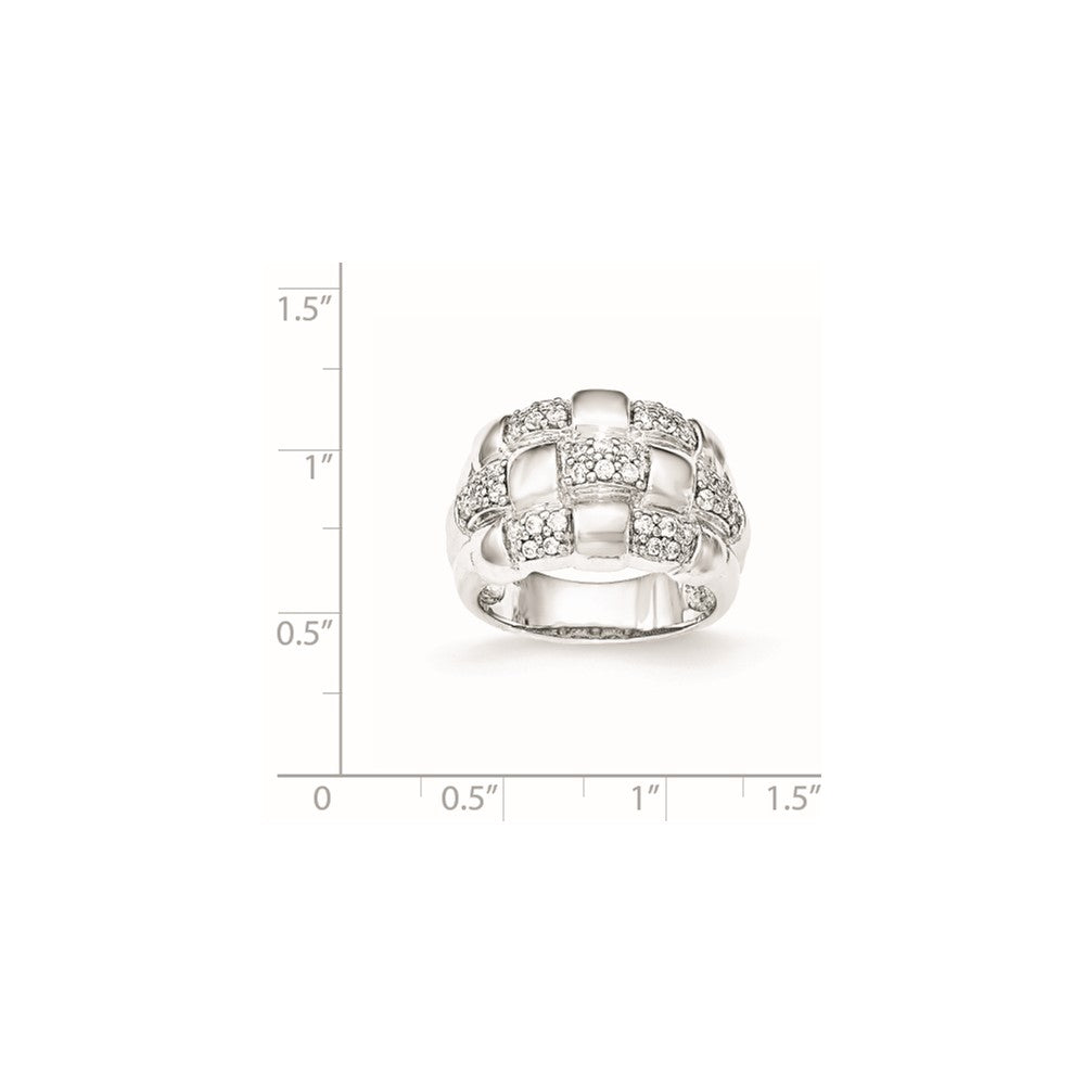 Sterling Silver Patterned Ring