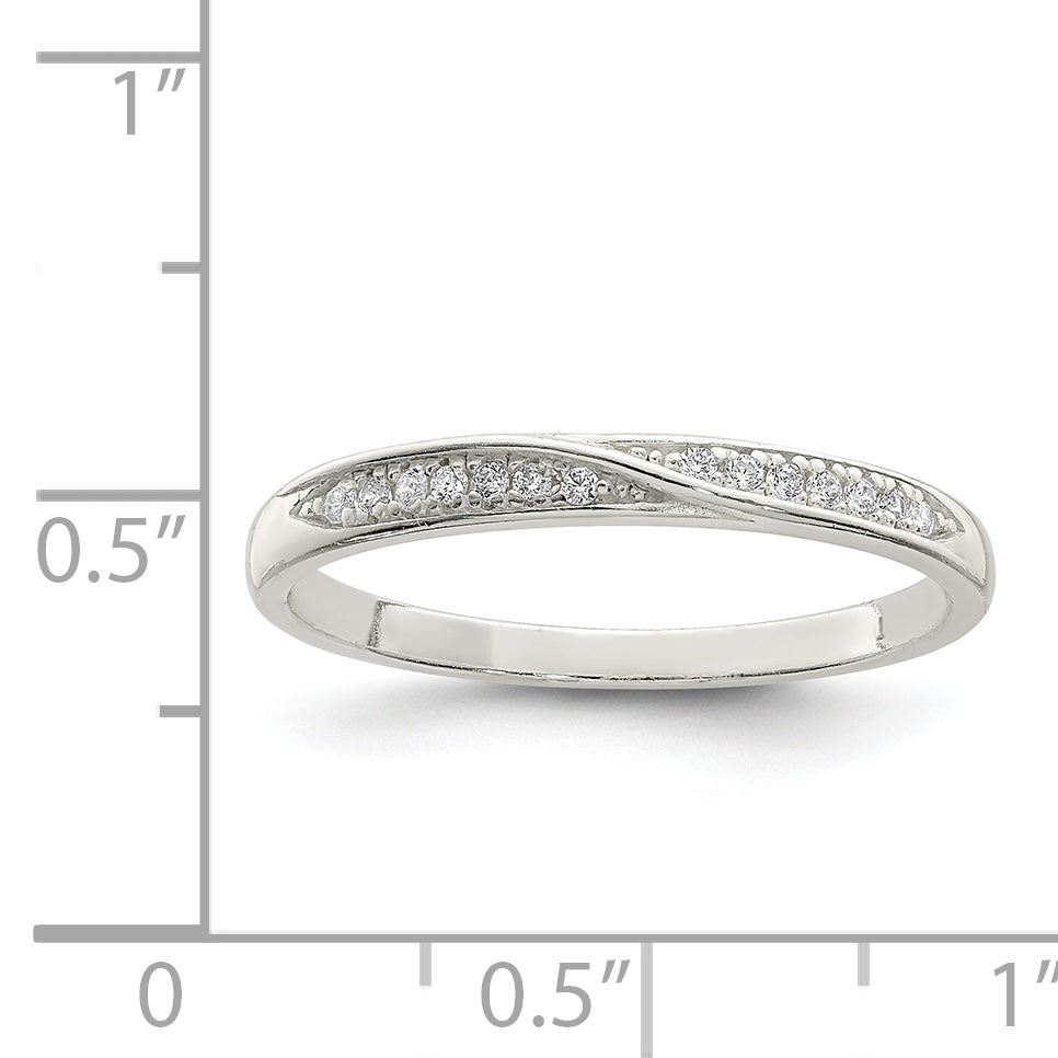 Sterling Silver CZ Ring