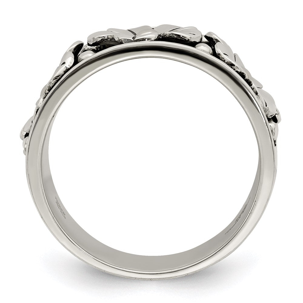 Sterling Silver Antiqued w/ 14k Gold Centers Daisy Ring