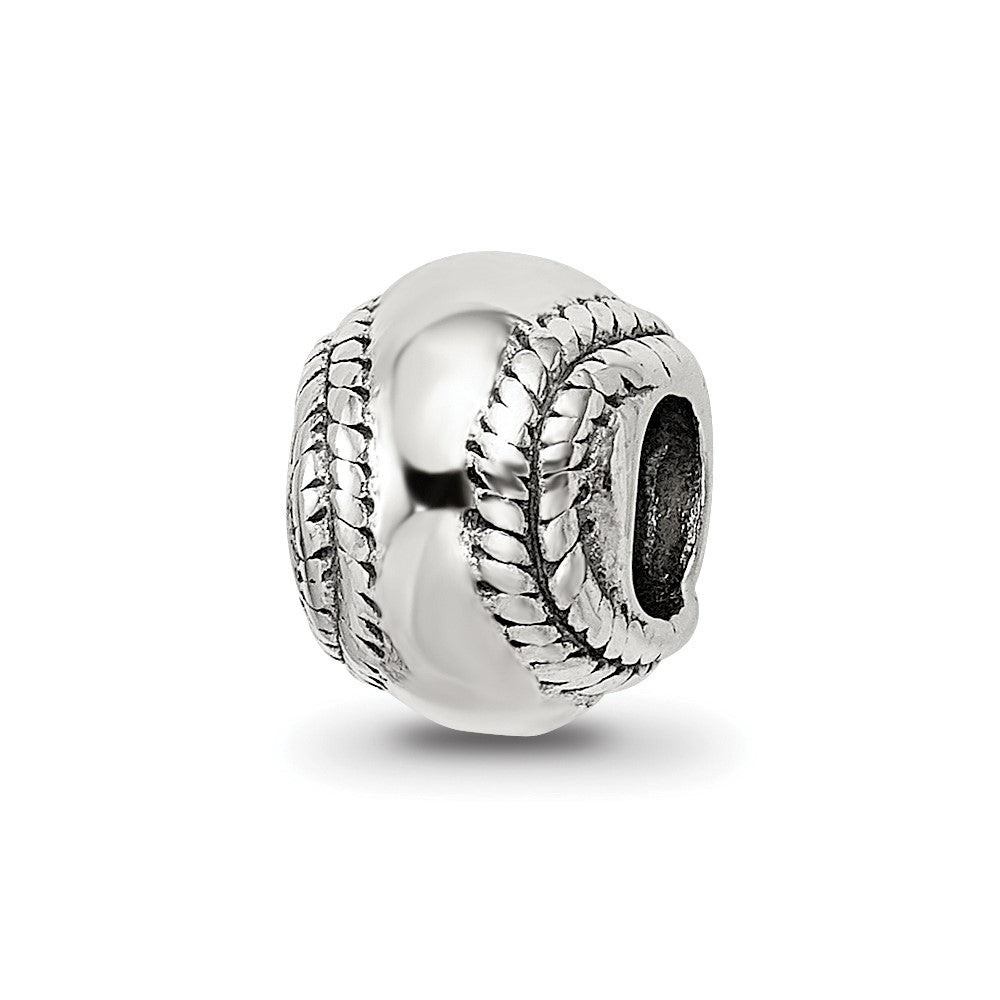 Sterling Silver Reflections Baseball Bead