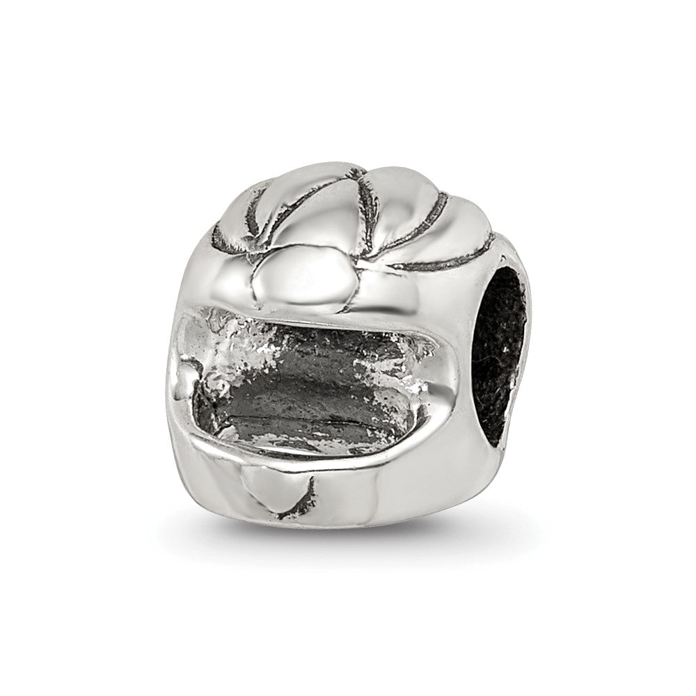 Sterling Silver Reflections Race Car Helmet Bead
