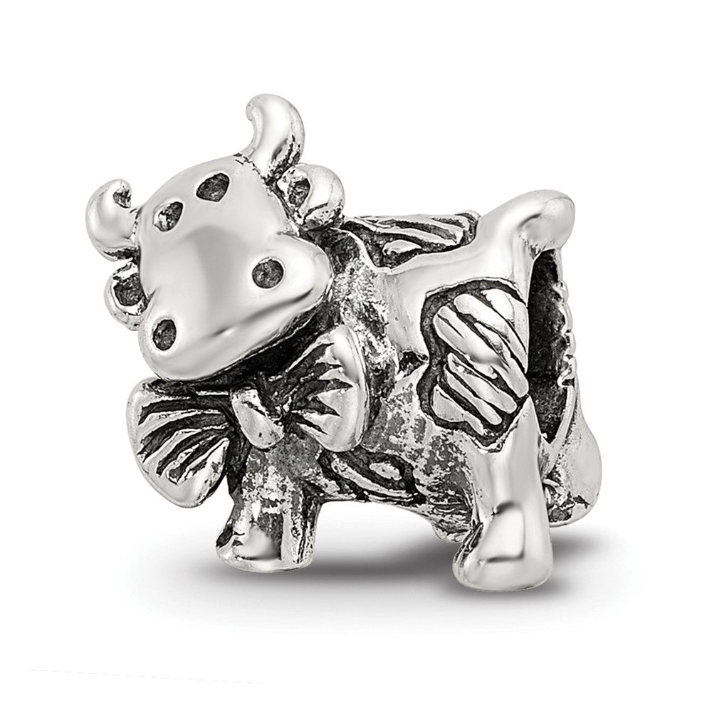 Sterling Silver Reflections Dairy Cow Bead
