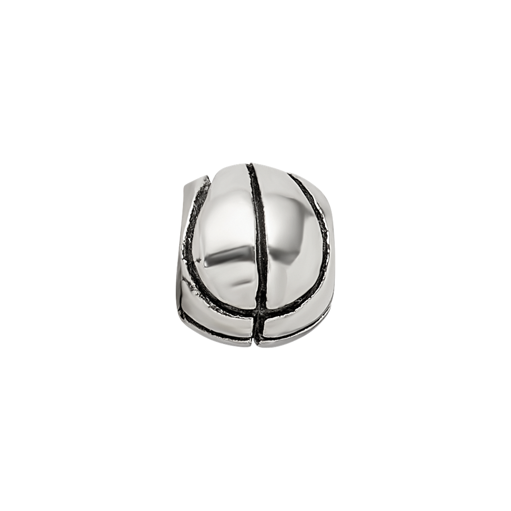 Sterling Silver Reflections Kids Basketball Bead