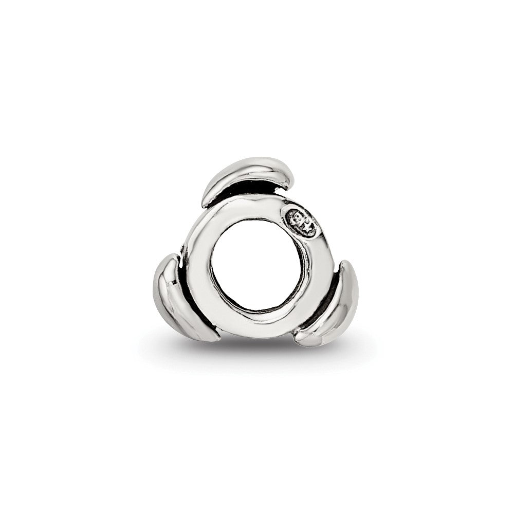 Sterling Silver Reflections Kids Hearts Bead