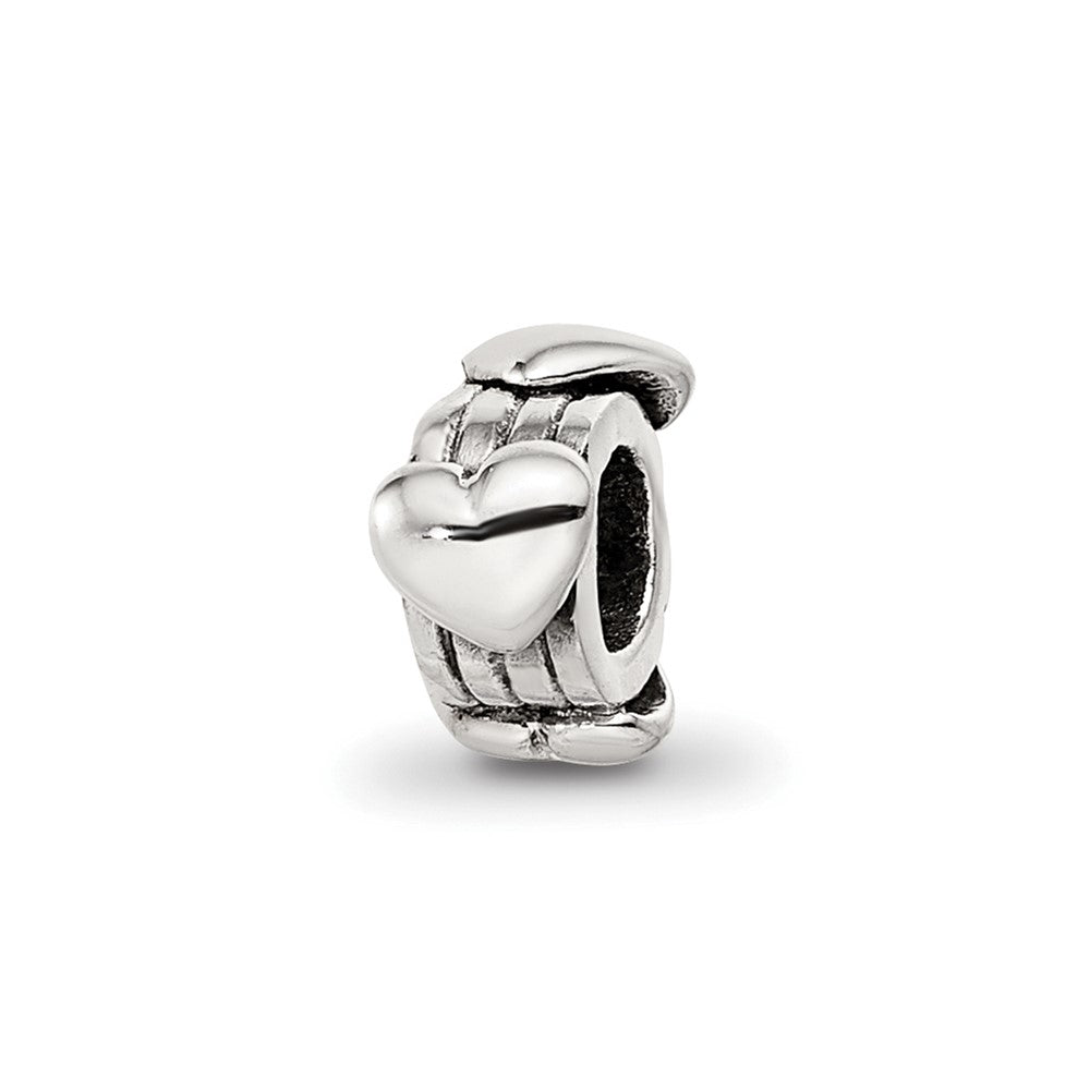 Sterling Silver Reflections Kids Hearts Bead