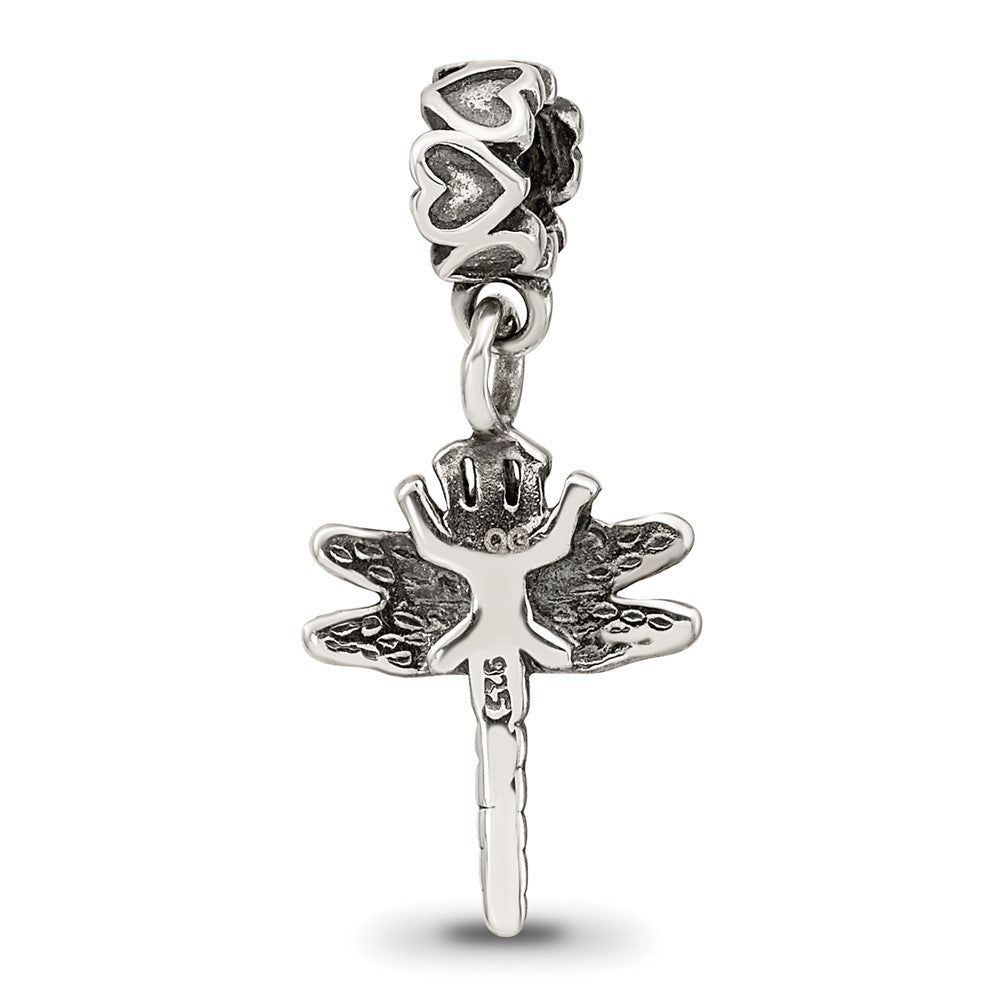 Sterling Silver Reflections Kids Dragonfly Dangle Bead