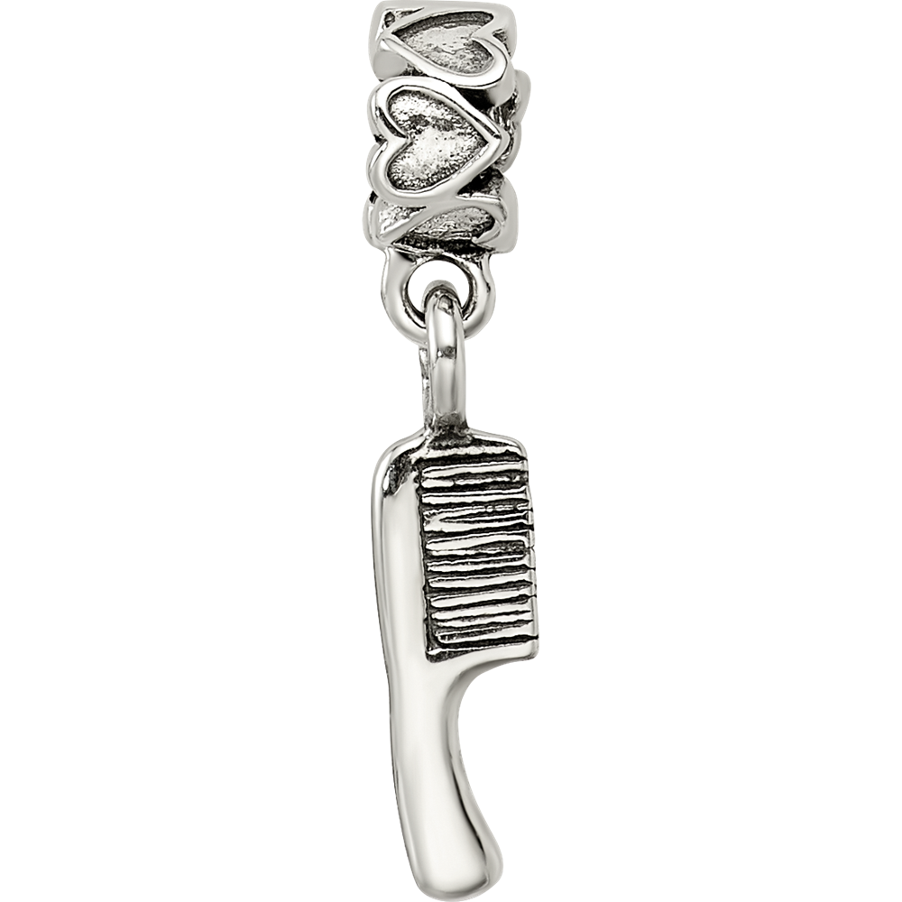 Kids Collection Sterling Silver Comb Dangle Reflections Bead