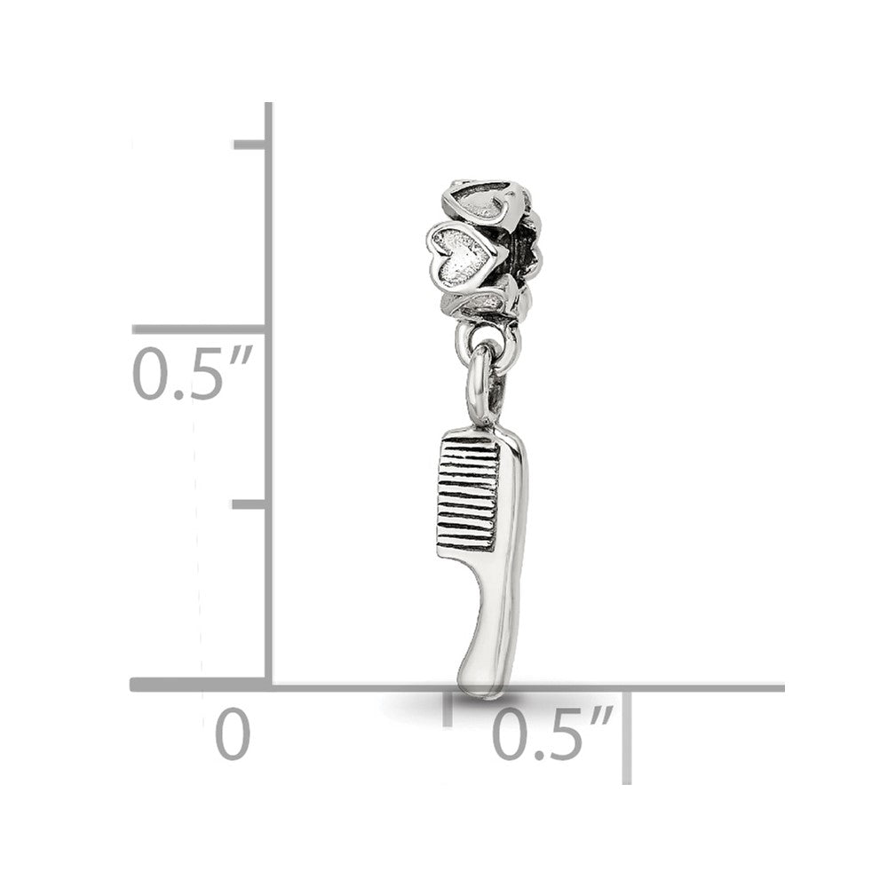 Kids Collection Sterling Silver Comb Dangle Reflections Bead