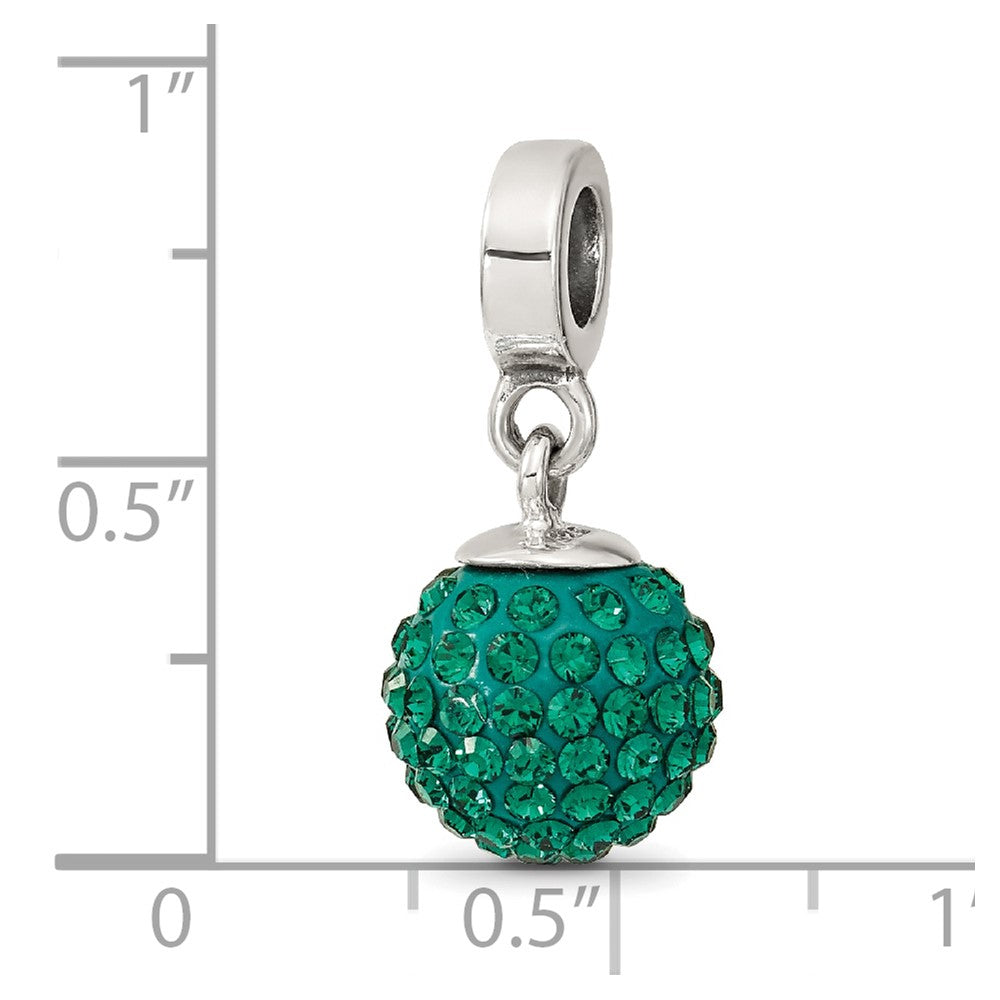 Sterling Silver Reflections May Preciosa Crystal Ball Dangle Bead