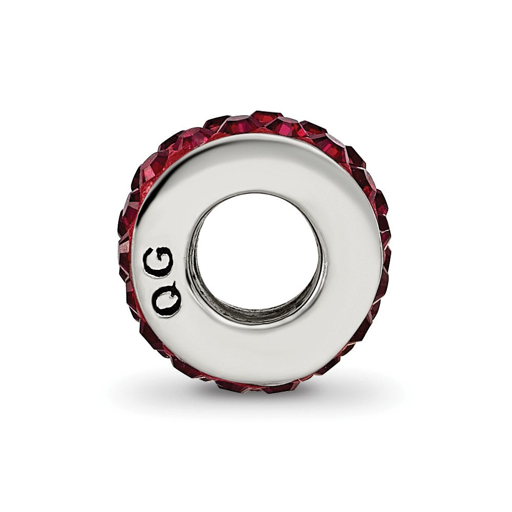 Sterling Silver Reflections Jan Double Row Preciosa Crystal Bead