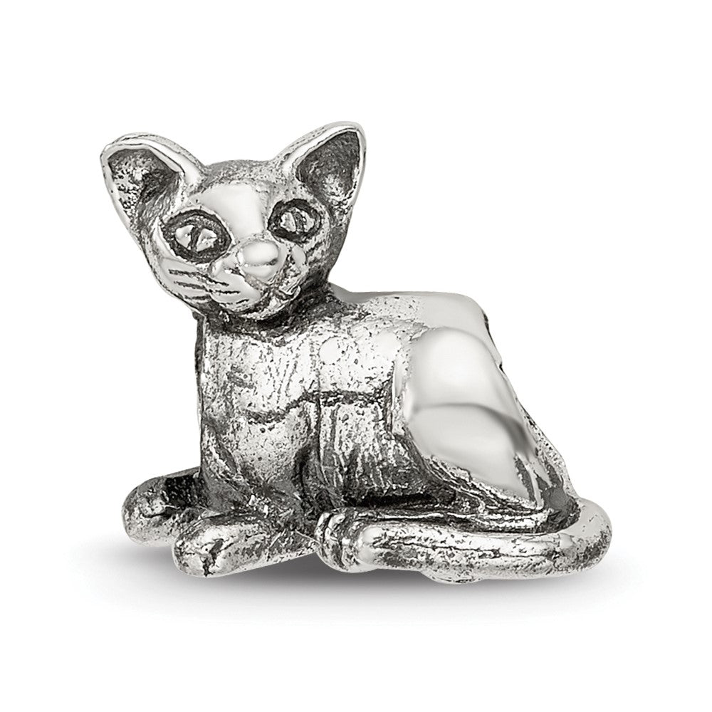 Sterling Silver Reflections Sphinx Cat Bead