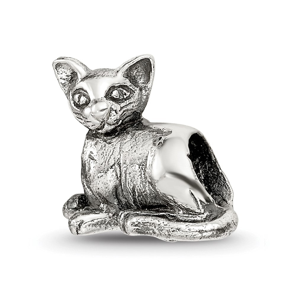 Sterling Silver Reflections Sphinx Cat Bead