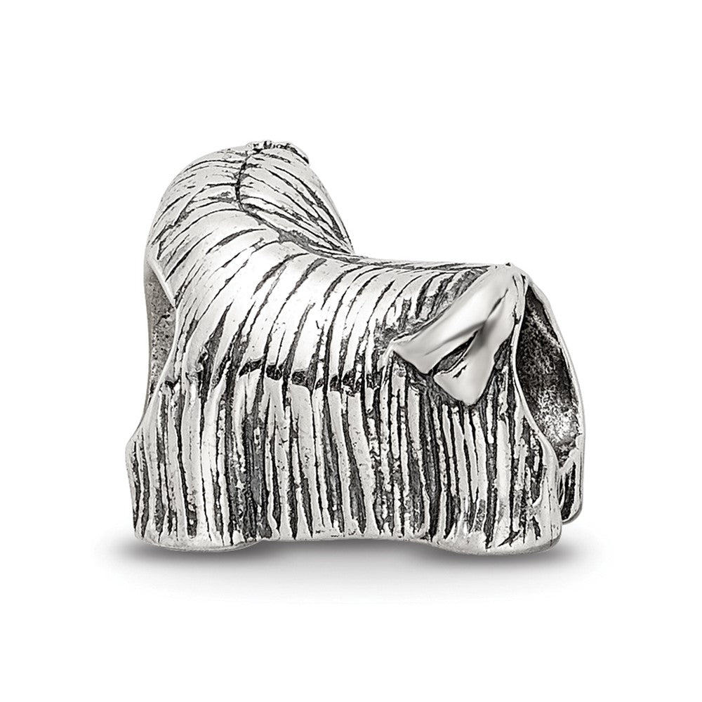 Sterling Silver Reflections Maltese Dog Bead