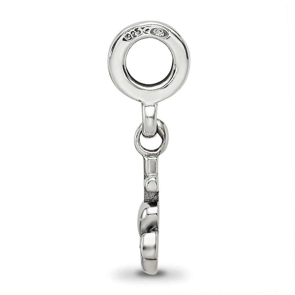 Sterling Silver Reflections Heart, Cross & Anchor Dangle Bead