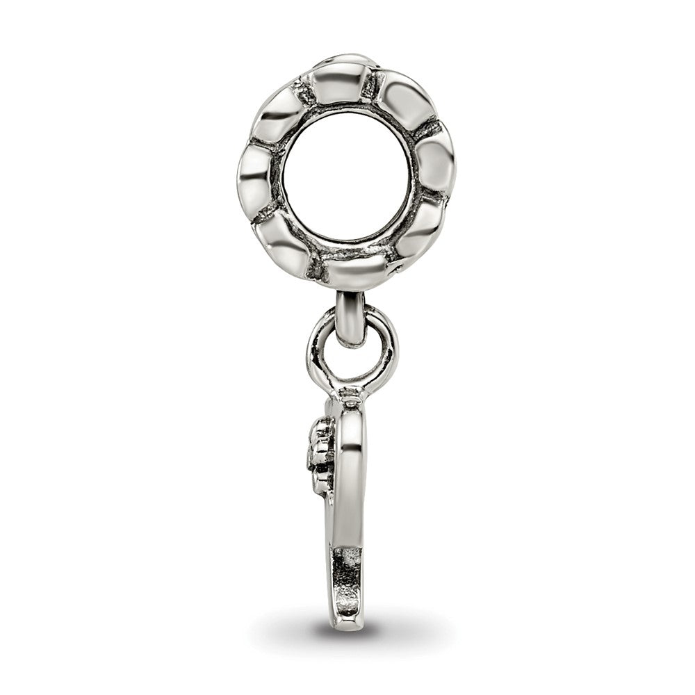 Sterling Silver Reflections Letter P Dangle Bead