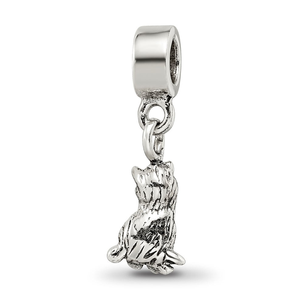 Kids Collection Sterling Silver Cat Dangle Reflections Bead