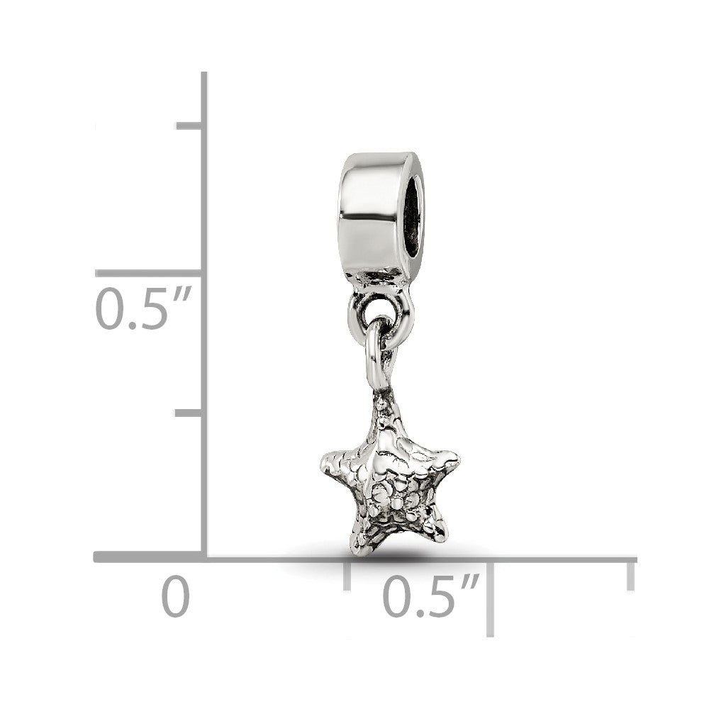 Kids Collection Sterling Silver Star Dangle Reflections Bead