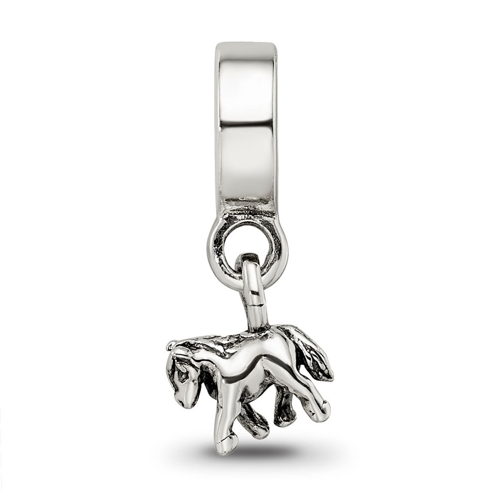 Kids Collection Sterling Silver Pony Dangle Reflections Bead