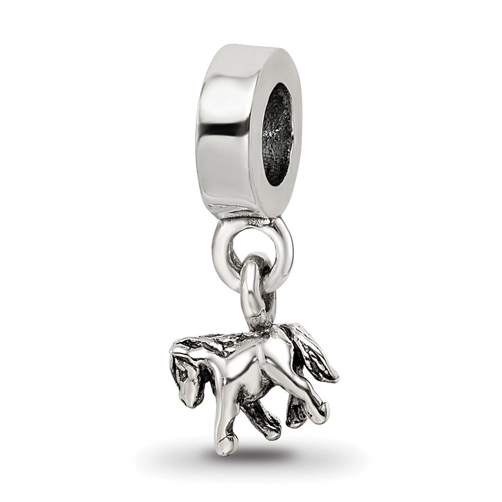 Kids Collection Sterling Silver Pony Dangle Reflections Bead