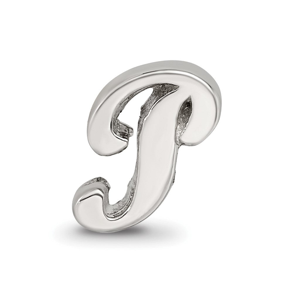 Sterling Silver Reflections Letter P Script Bead