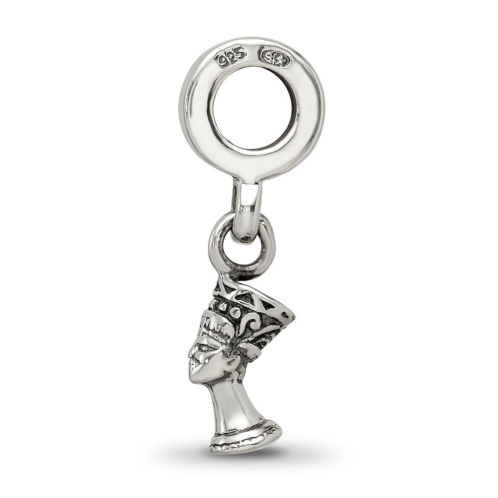Sterling Silver Reflections Nefertiti Dangle Bead