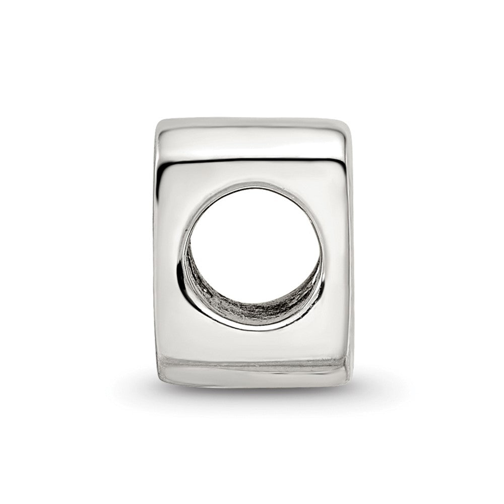 Sterling Silver Reflections Numeral 0 Bead