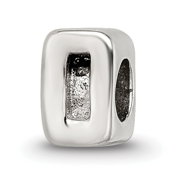 Sterling Silver Reflections Kids Number 0 Bead Size: 6.36MM X 4.55MM