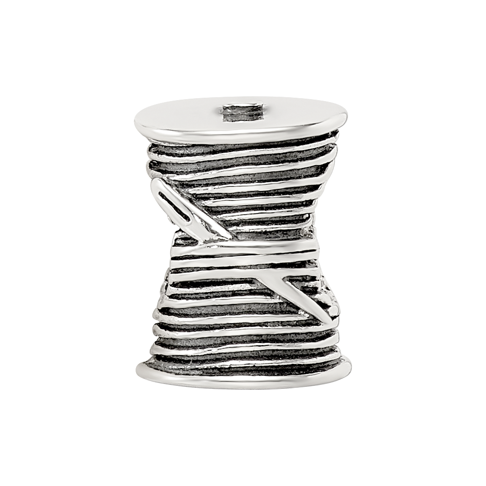 Sterling Silver Reflections Thread & Needle Bead