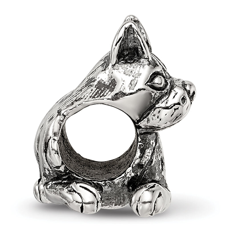 Sterling Silver Reflections Boxer Bead Size: 10.91MM X 10.91MM