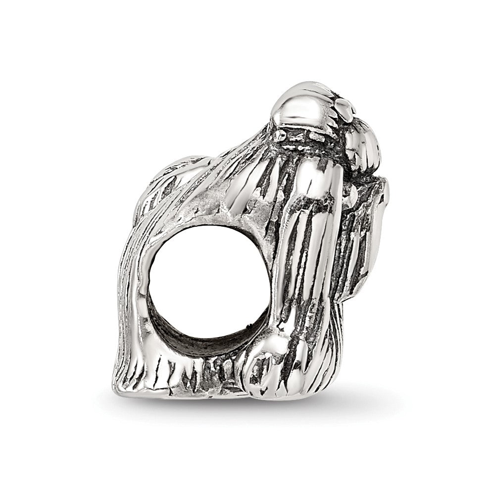 Sterling Silver Reflections Shih Tzu Bead