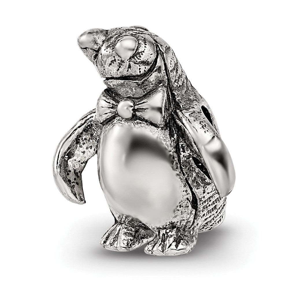 Sterling Silver Reflections Penguin Bead