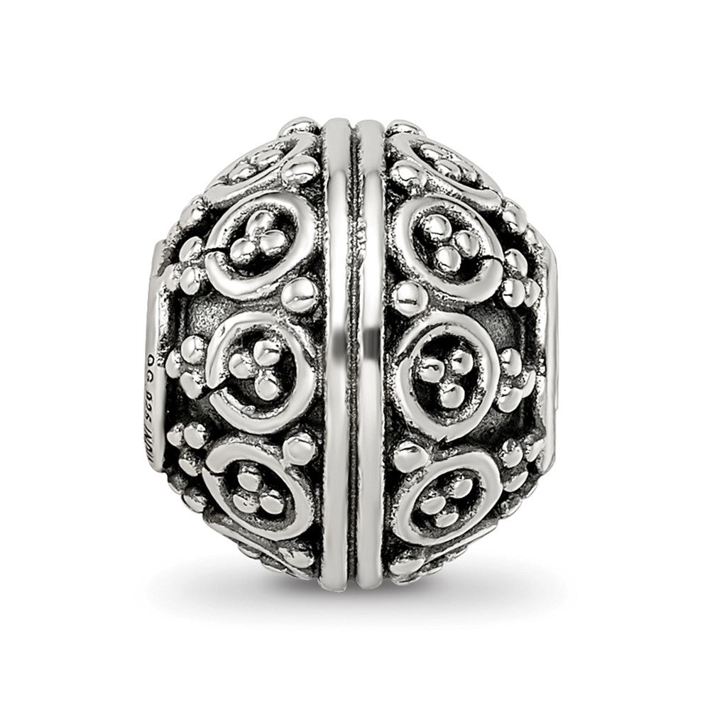 Sterling Silver Reflections Decorative Bali Bead