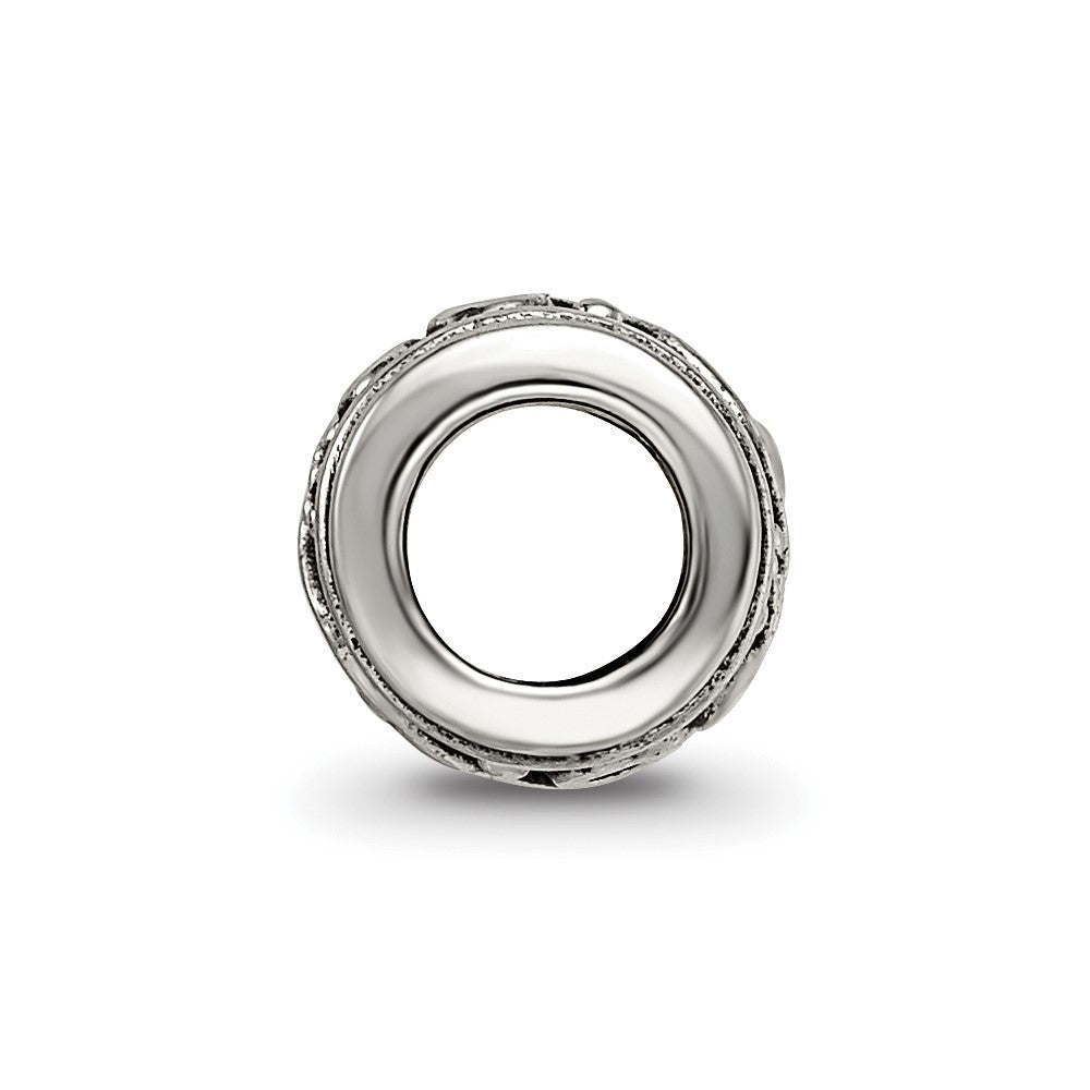 Sterling Silver Reflections Floral Bead