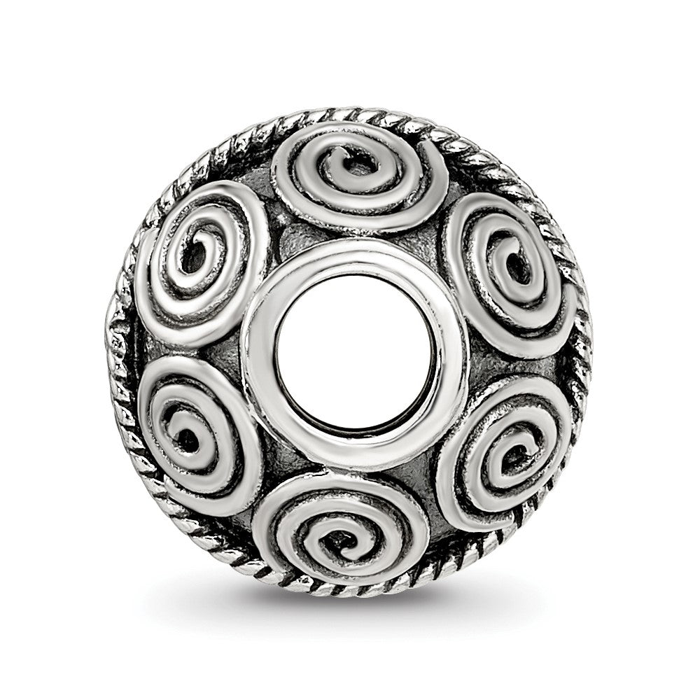 Sterling Silver Reflections Decorative Bali Bead