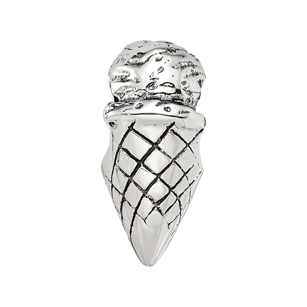 Sterling Silver Reflections Ice Cream Cone Bead