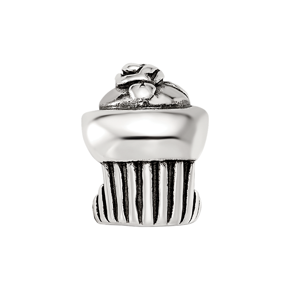 Sterling Silver Reflections Cupcake Bead
