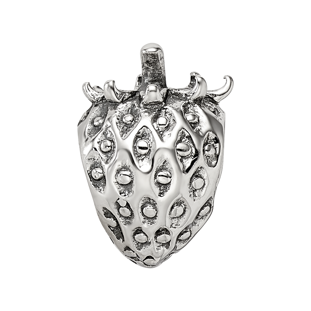 Sterling Silver Reflections Strawberry Bead